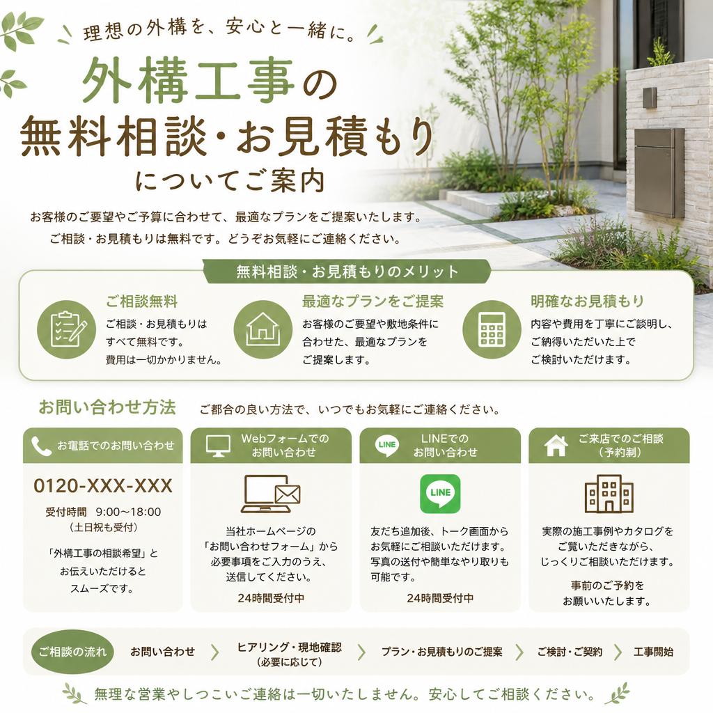 7. お問い合わせと無料相談のご案内