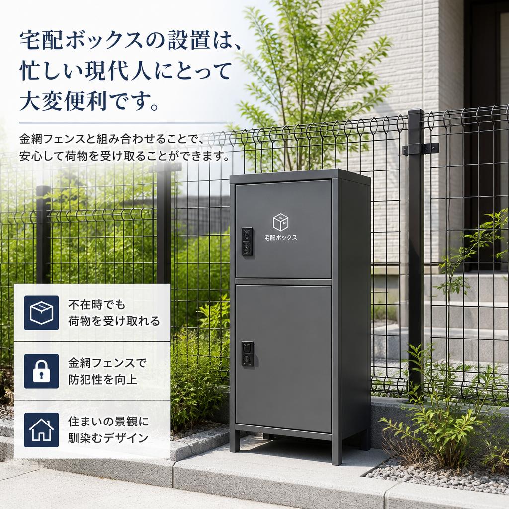 宅配ボックスで便利な受け取り