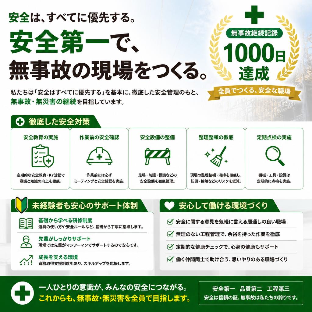 安全への取り組み