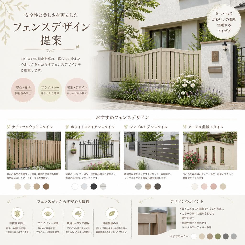 デザイン性を追求した外構工事