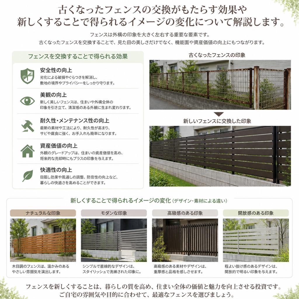 4. フェンス交換の効果