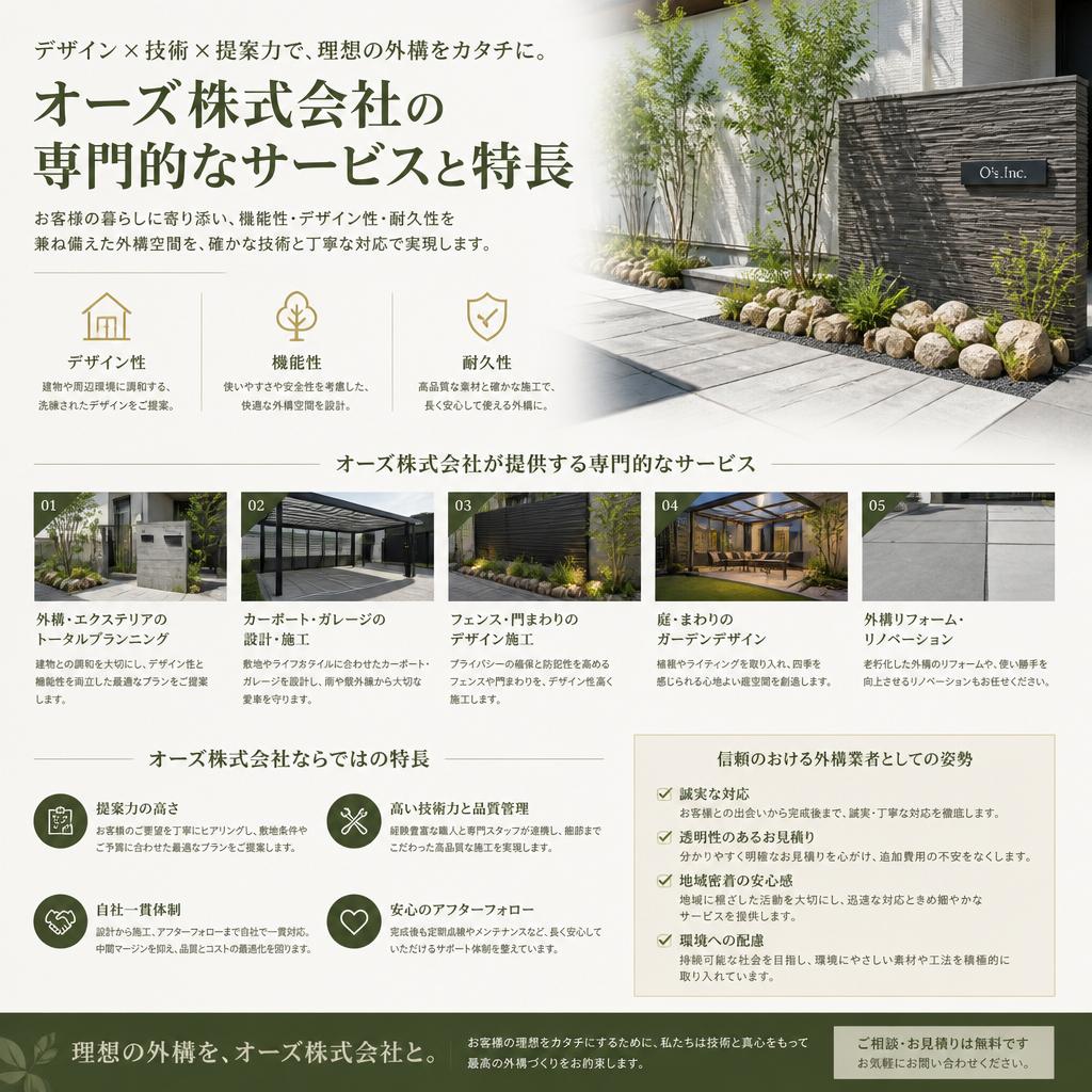 5. オーズ株式会社の強み