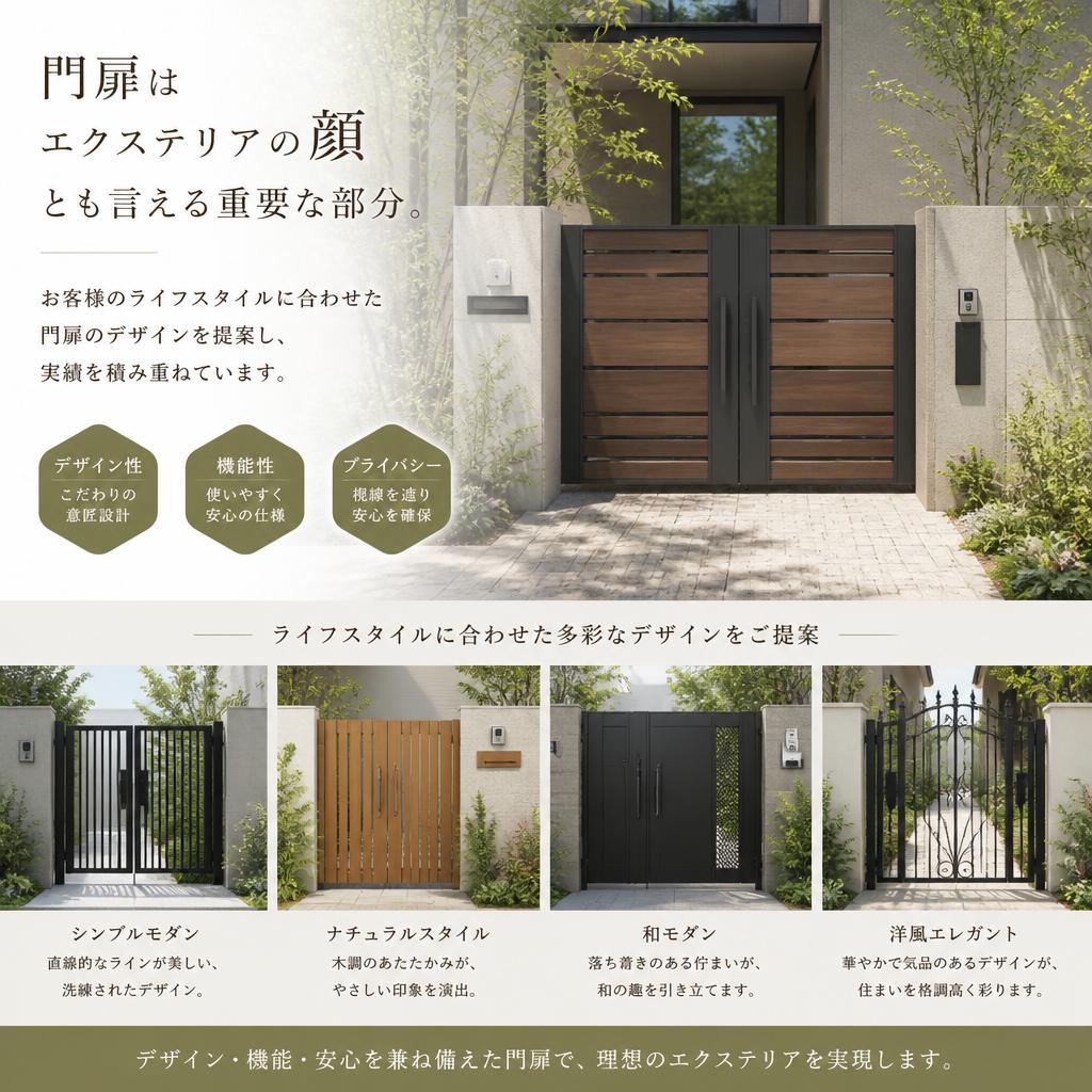 私たちの取り組み - 門扉施工の魅力