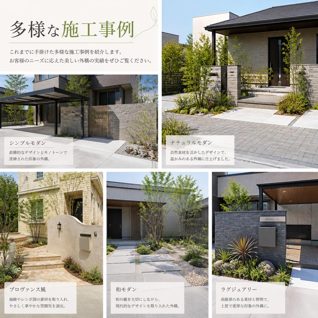 多様な施工作品 - 施工事例
