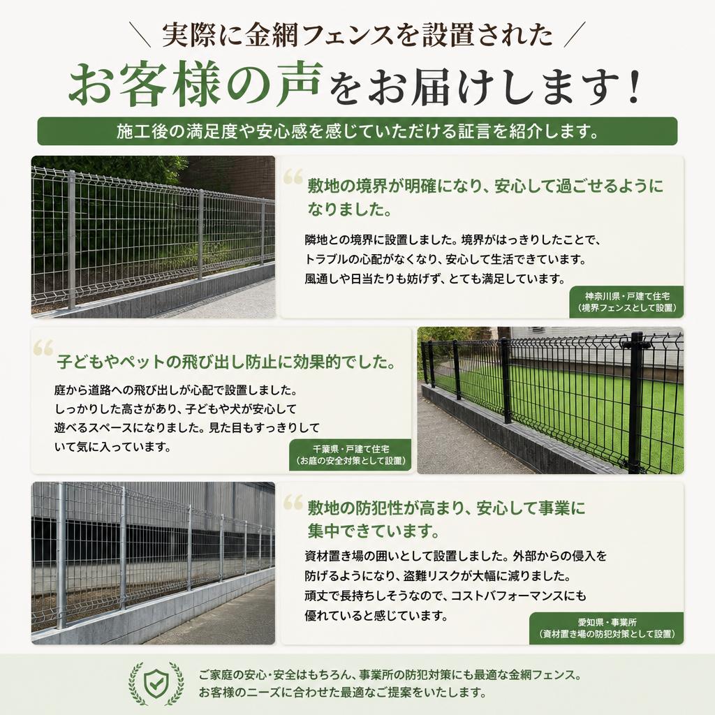 4. お客様の声 ~施工後の満足度~